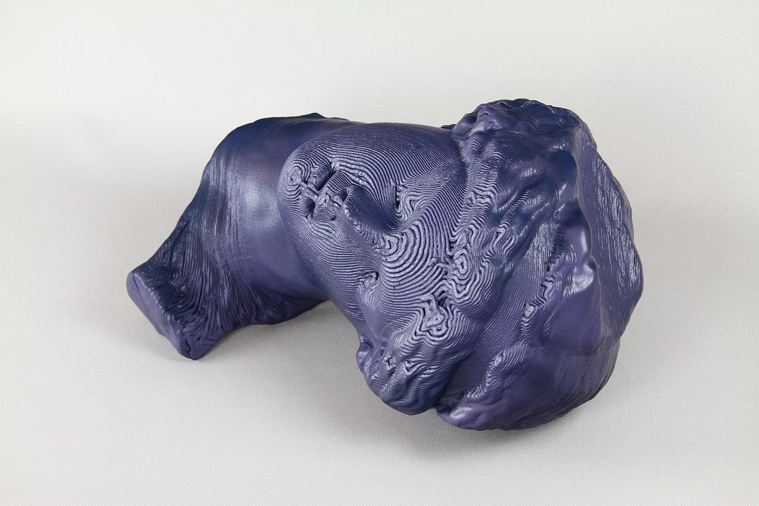 Endormie 1 Sculpture en impression 3D de céramique par Guillaume Constantin